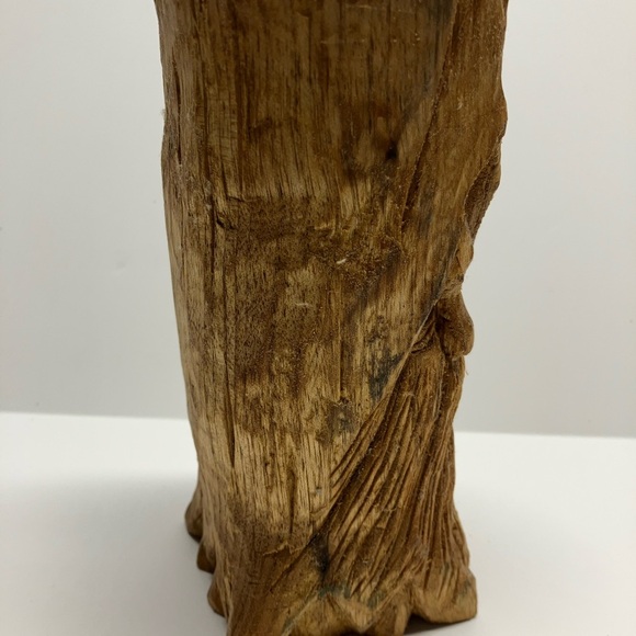 Handmade Wood Carving, Butternut Wood, Brown, 3 1/2” x 7 1/8” - Picture 5 of 5